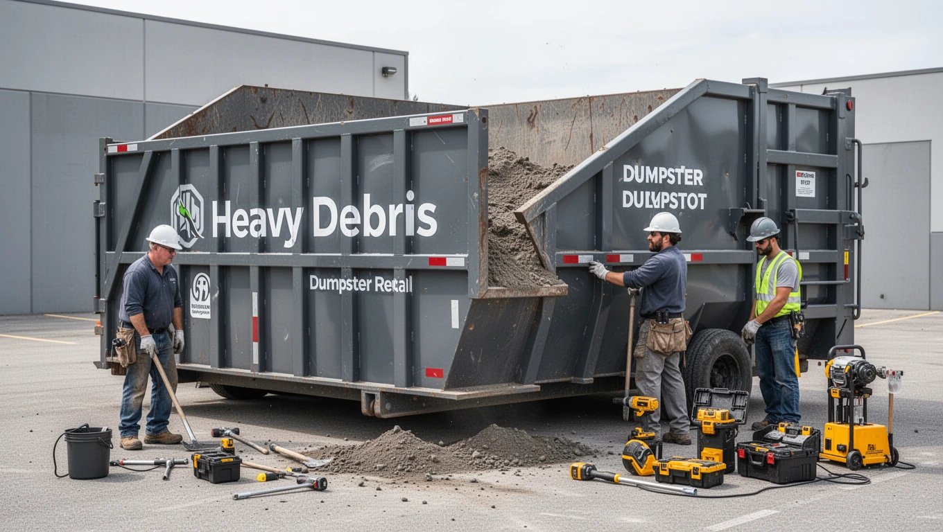 Heavy Debris Dumpster Rental